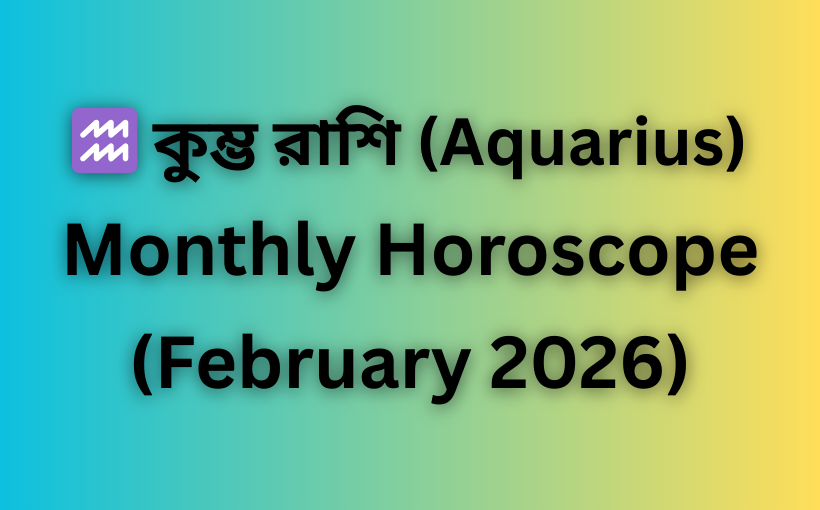 মাসিক রাশিফল